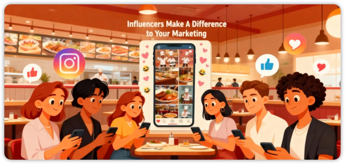 Influencer marketing for restaurants