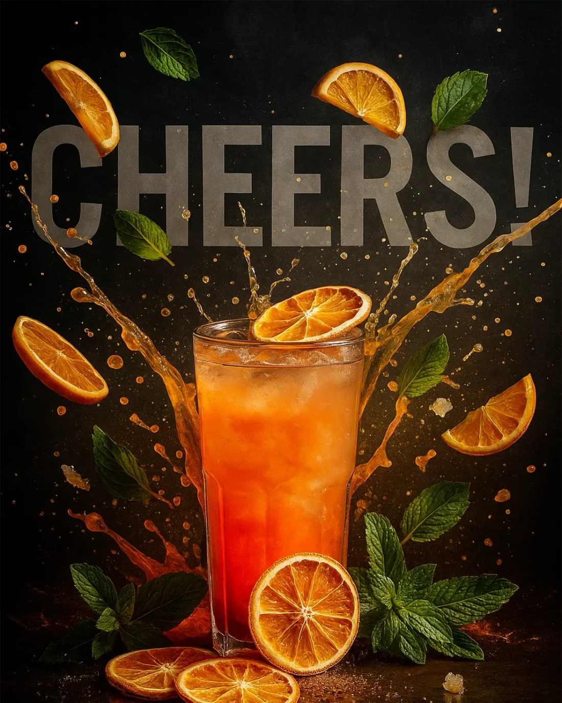 Cocktail creative for an upscale bar