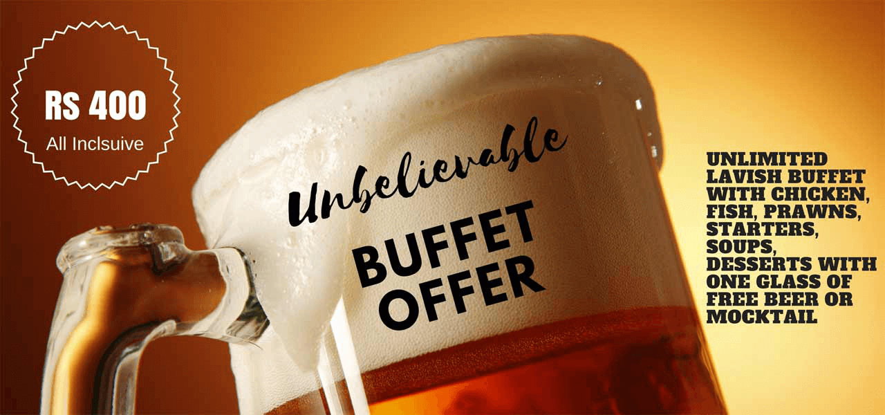 Big Pitcher Buffet graphic design
