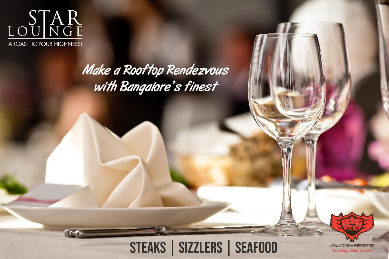 Rooftop restaurant creative