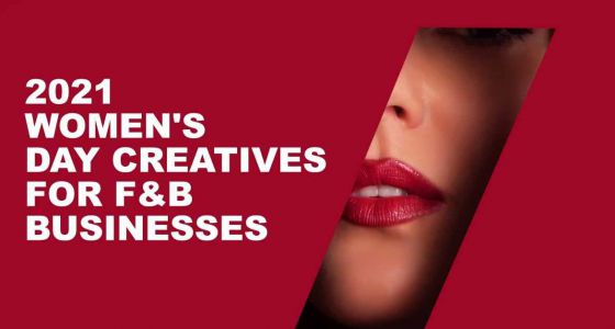 International Women's Day creatives for F&B Businesses