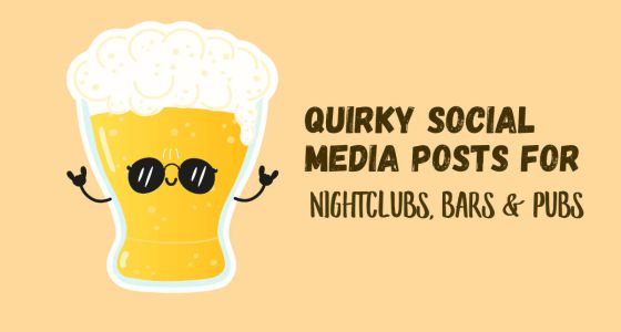 Pop Art Social Media Graphic Designs for Nightclubs & Bars