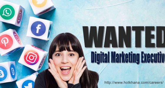 Hot Shot Digital Marketing Executive Wanted